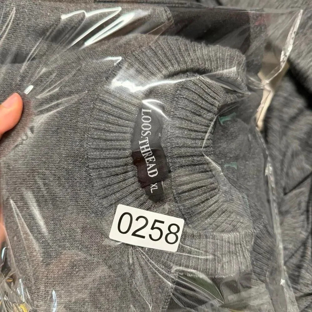 Loose Thread Men's Grey Sweatshirt